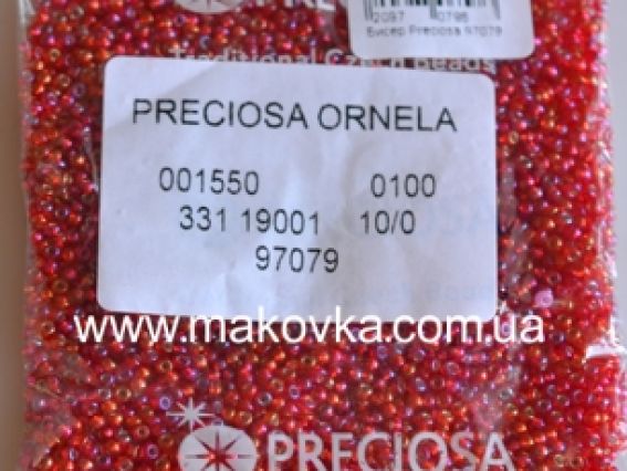 Preciosa Чеський бісер №10/0, круглий, колір 97079