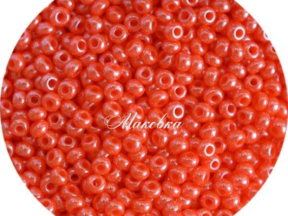Чеський бісер Preciosa №10/0, круглий, колір 98140 мандарина 50г Чеський бісер Preciosa №10/0, круглий, колір 98140 мандарина 50г