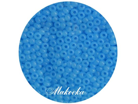 Чешский бисер Preciosa №10/0, круглый, цвет 02134 бирюзовый  50 г