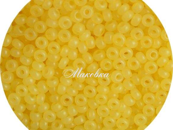 Чеський бісер Preciosa №10/0, круглий, колір 02181 жовтий 50 г Чеський бісер Preciosa №10/0, круглий, колір 02181 жовтий 50 г