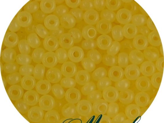 Бисер 5 гр Preciosa 02281 цветной алебастр, жёлтый