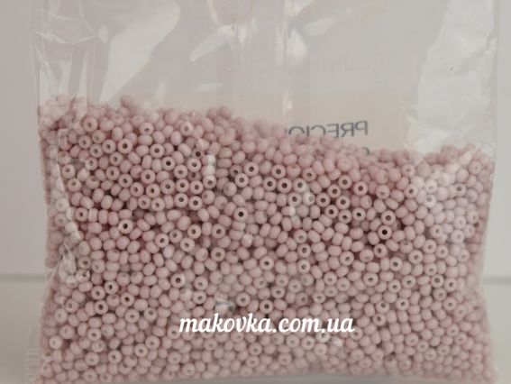 Preciosa Чешский бисер №10/0, круглый, 50 г, цвет бежевый 03113 