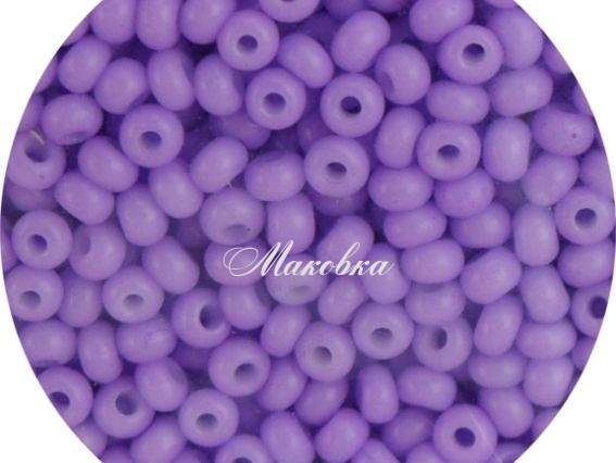 Чешский бисер Preciosa №10/0, круглый, цвет 03123 сиреневый, 50 г