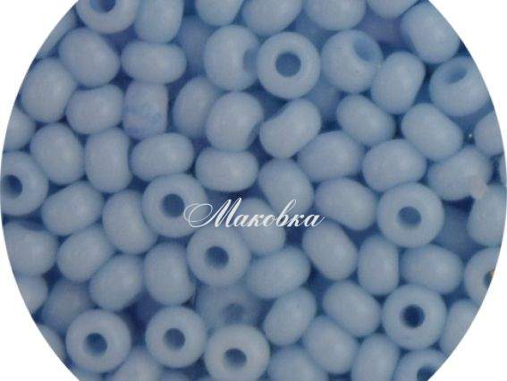 Чешский бисер Preciosa №10/0, круглый, цвет 03232 голубой, 50 г
