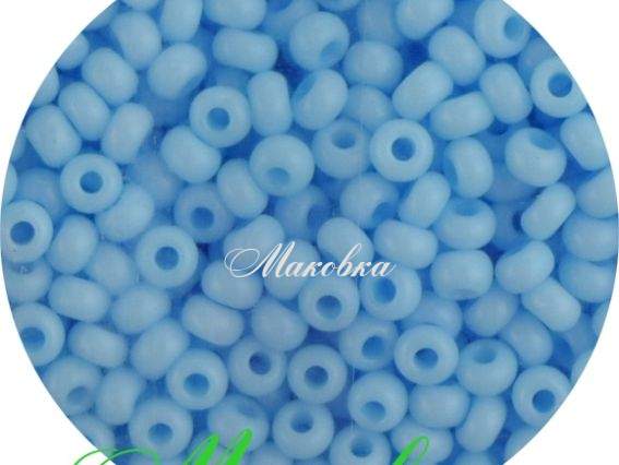 Чешский бисер Preciosa №10/0, круглый, цвет 03234 бирюзовый, 50 г