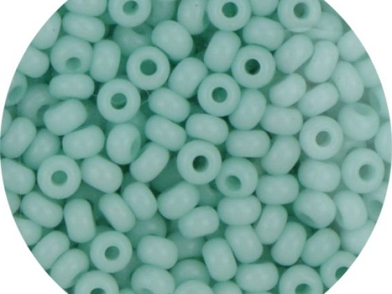 Чешский бисер Preciosa №10/0, круглый, цвет 03264 салатовый, 50 г