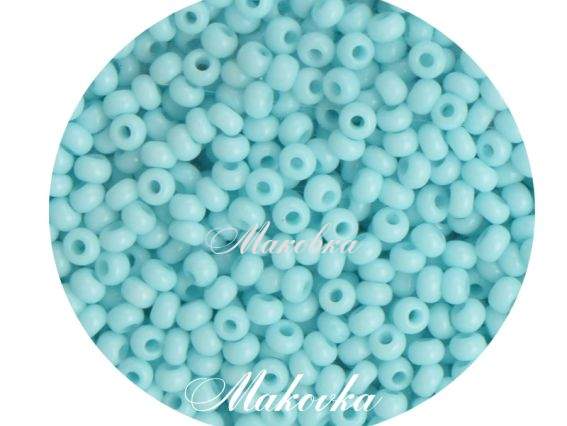 Чешский бисер Preciosa №10/0, круглый, цвет 03265 бирюзовый, 50 г