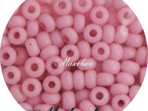 Чешский бисер Preciosa №10/0, круглый, цвет 03293 розовый, 50 г