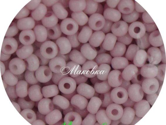 Чешский бисер Preciosa №10/0, круглый, цвет 03295 бледно-розовый, 50 г