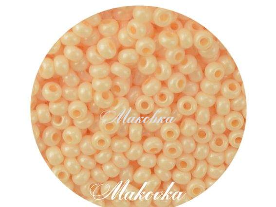 Чешский бисер Preciosa №10/0, круглый, цвет 16292 крем 50 г