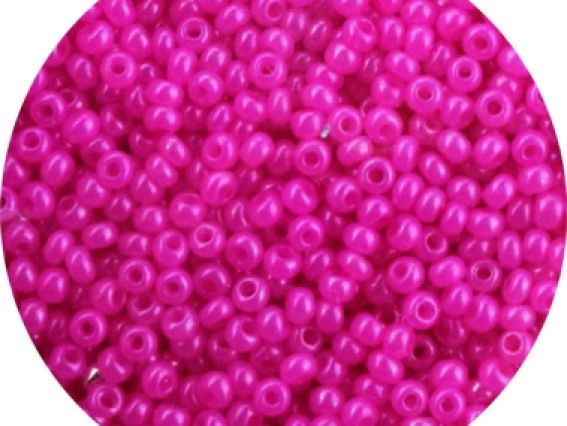 Чешский бисер Preciosa №10/0, круглый, цвет 17177 фуксия 50 г