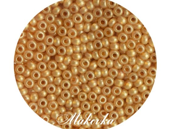Чеський бісер Preciosa №10/0, круглий, колір 17783 ,  гірчично-бежевий 50 г Чеський бісер Preciosa №10/0, круглий, колір 17783 ,  гірчично-бежевий 50 г