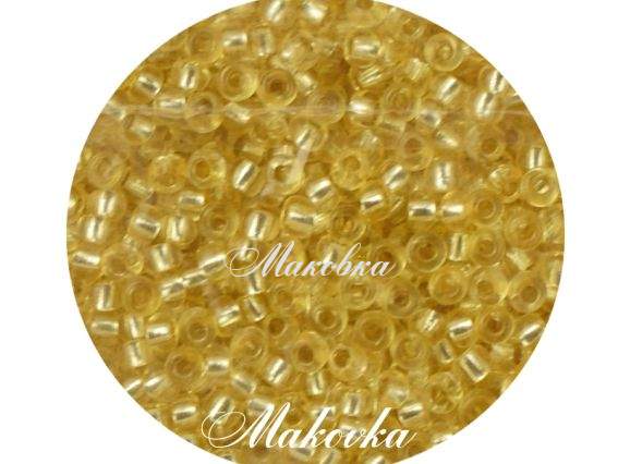 Чеський бісер Preciosa №10/0, круглий, колір 18283 св. жовтий, 50 г Чеський бісер Preciosa №10/0, круглий, колір 18283 св. жовтий, 50 г