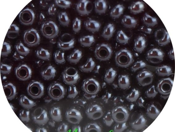 Чеський бісер Preciosa №10 / 0, круглий, колір 18780 блискучий темно-коричневий, 50г Чеський бісер Preciosa №10 / 0, круглий, колір 18780 блискучий темно-коричневий, 50г