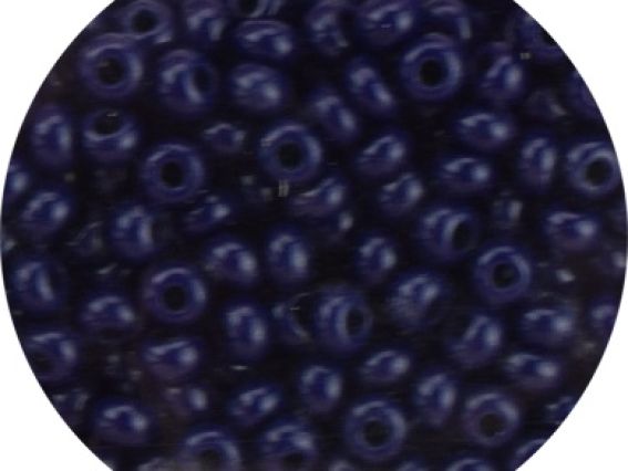 Чешский бисер Preciosa №10/0, круглый, цвет 33080 темно-синий, 50 г