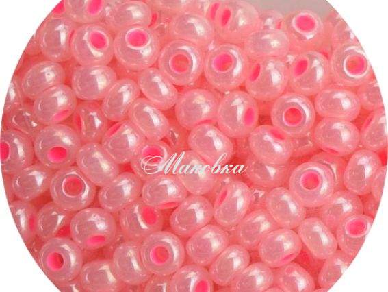 Чеський бісер Preciosa №10/0, круглий, колір 37175 яскраво-рожевий, 50 г Чеський бісер Preciosa №10/0, круглий, колір 37175 яскраво-рожевий, 50 г