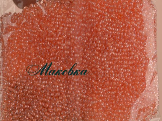 Чешский бисер Preciosa №10/0, круглый, цвет 38188 персиковый
