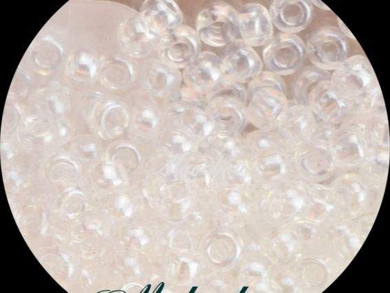 Чеський бісер Preciosa №10/0, круглий, колір 48102 прозорий блискучий білий 50 г Чеський бісер Preciosa №10/0, круглий, колір 48102 прозорий блискучий білий 50 г