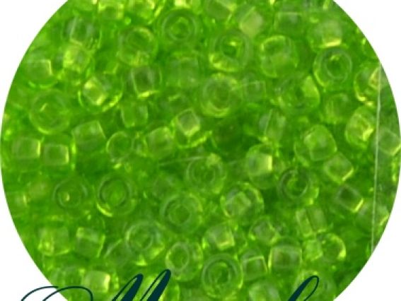 Бисер 5 гр Preciosa 50220 зелёный прозрачный