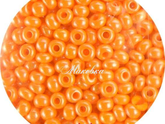 Чешский бисер Preciosa №10/0, круглый, цвет 98110 желток, 50 г