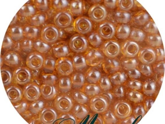 Чеський бісер Preciosa №10/0, круглий, колір 16050 жовтий карамель блискучий, 50 г Чеський бісер Preciosa №10/0, круглий, колір 16050 жовтий карамель блискучий, 50 г