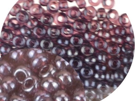 Чешский бисер Preciosa №10/0, круглый, цвет 26060 баклажаново-сиреневый , 50 г