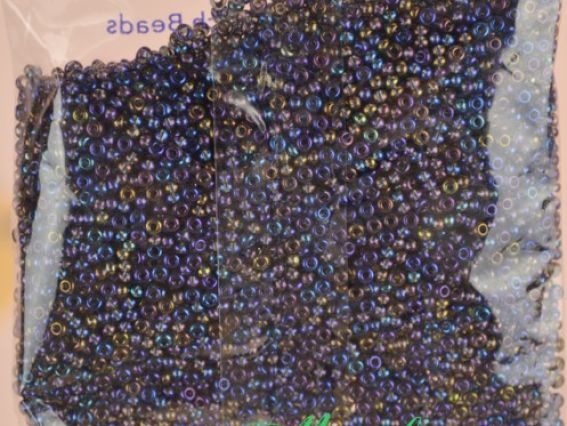 Preciosa Чешский бисер №10/0, круглый, цвет 41010 серый радужный