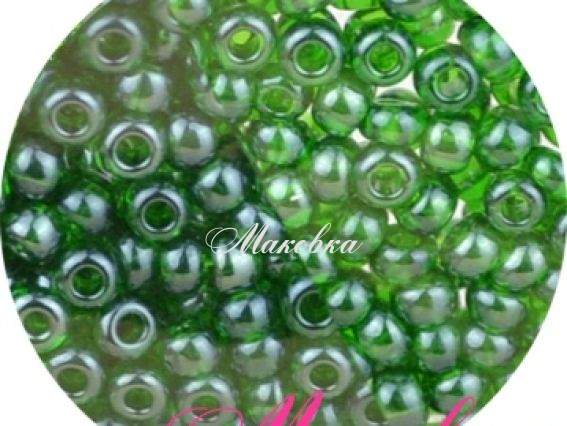 Чеський бісер Preciosa №10/0, 50г, колір 56120 зелений Чеський бісер Preciosa №10/0, 50г, колір 56120 зелений