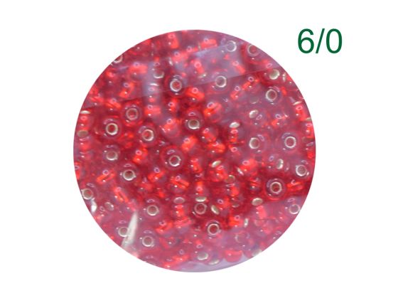 Бісер Preciosa №6, круглий 311-19 колір 97070 червоний  50 г Бісер Preciosa №6, круглий 311-19 колір 97070 червоний  50 г