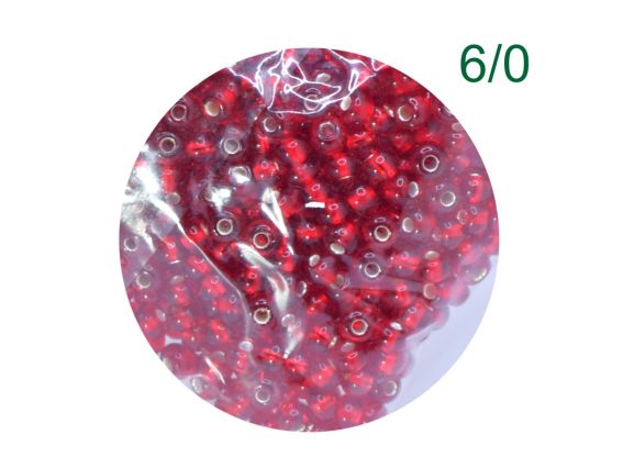 Бісер Preciosa №6, круглий 311-19 колір 97090 сіамський рубін 50 г Бісер Preciosa №6, круглий 311-19 колір 97090 сіамський рубін 50 г