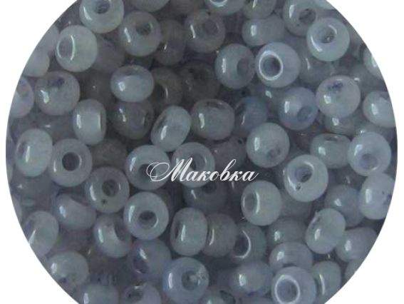 Бисер 5 гр Preciosa 02121 цветной алебастр, серый