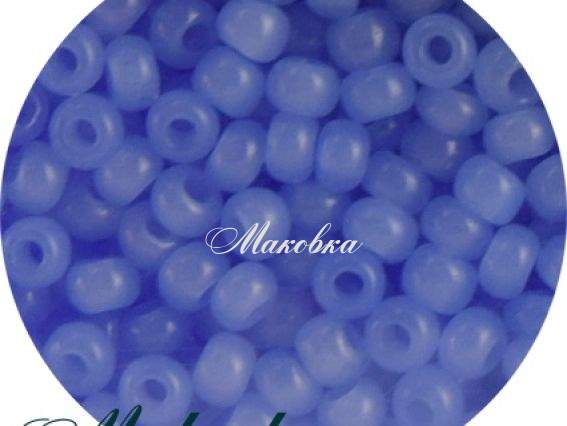 Чешский бисер Preciosa №10/0, круглый, цвет 02131 синий 50 г