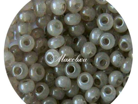 Бисер 5 гр Preciosa 02141 цветной алебастр, серый
