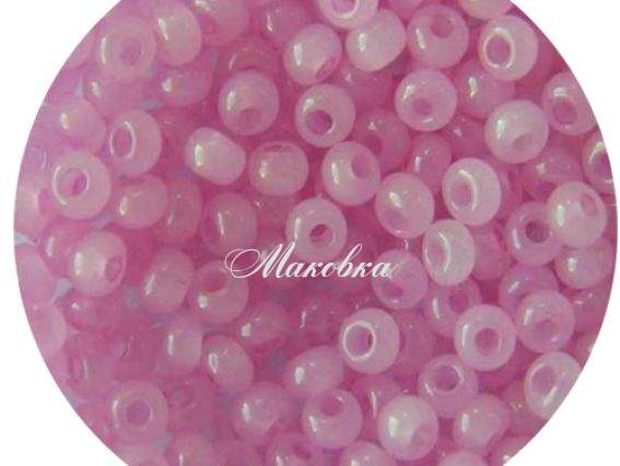 Бисер 5 гр Preciosa 02192 цветной алебастр, розовый
