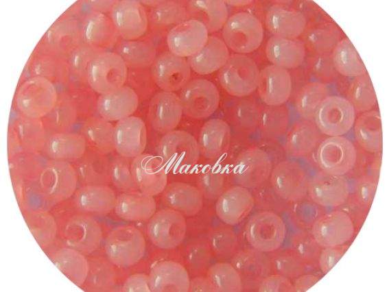 Бисер 5 гр Preciosa 02291 цветной алебастр, розовый