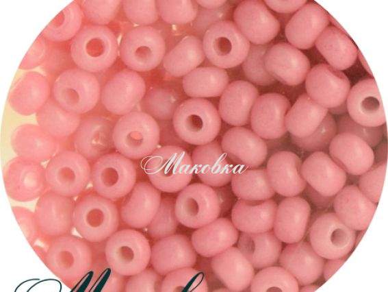 Чешский бисер Preciosa №10/0, круглый, цвет 03193 розовый , 50 г