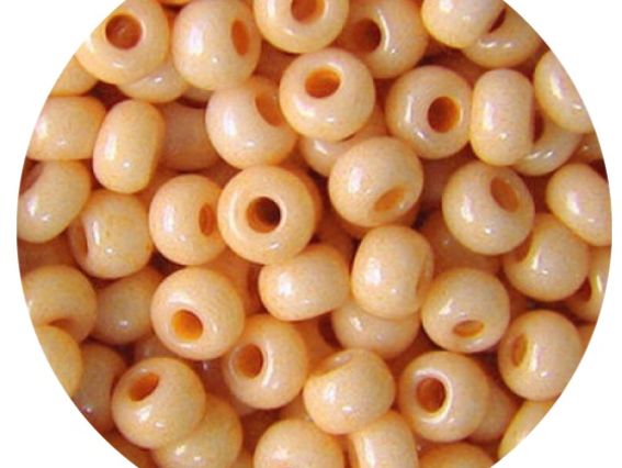 Бисер 5 гр Preciosa 07332 цветной алебастр, персиковый