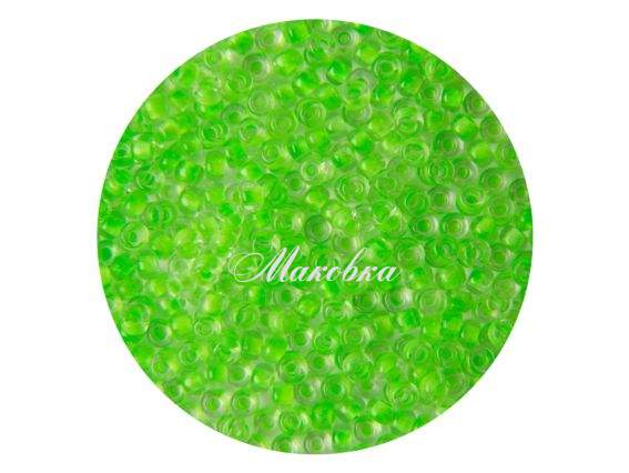 Чеський бісер Preciosa №10 / 0, круглий, 08756 салатовий неон 50 г Чеський бісер Preciosa №10 / 0, круглий, 08756 салатовий неон 50 г