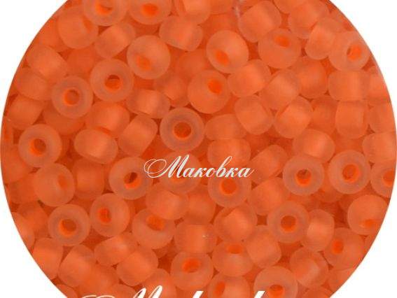 Бисер Preciosa матовый 08789 , №10, 331-39 оранжевый неон 50 г 