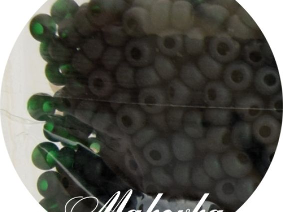 Бісер Preciosa матовий 50150, №10, 331-39 темно-зелений 50 г Бісер Preciosa матовий 50150, №10, 331-39 темно-зелений 50 г