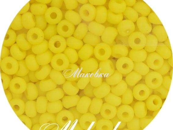 Бісер Preciosa матовый 83110 , №10, 331-39 желтый 50 г Бісер Preciosa матовый 83110 , №10, 331-39 желтый 50 г