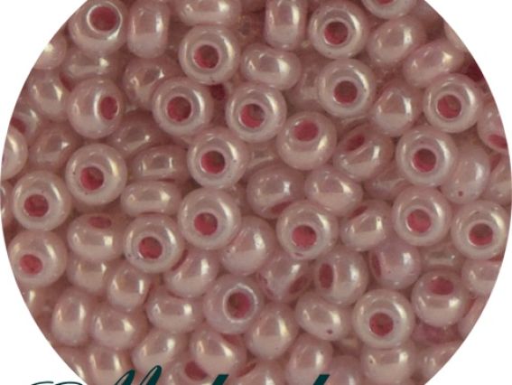 Чешский бисер Preciosa №10/0, круглый, цвет 37325 светло-розовый 50 г