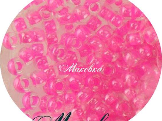 Чешский бісер Preciosa №10/0, круглый, цвет 38177 розовый 50 г Чешский бісер Preciosa №10/0, круглый, цвет 38177 розовый 50 г