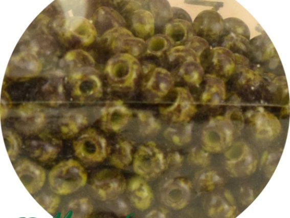 Чешский бісер Preciosa №10/0, круглый, цвет 59943 травентин желто-коричневый, 50г Чешский бісер Preciosa №10/0, круглый, цвет 59943 травентин желто-коричневый, 50г