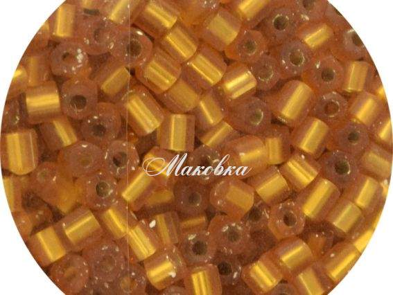 Бісер Preciosa рубчик 17070 №10, 351-34001 матовый желто-золотистый 50 г Бісер Preciosa рубчик 17070 №10, 351-34001 матовый желто-золотистый 50 г