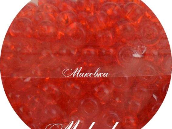 Бісер Preciosa №6, круглий 311-19 колір 90050 червоний 50 г