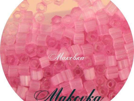 Бісер Preciosa рубчик 05192 №10, 351-34001 рожевий матовий 50 г Бісер Preciosa рубчик 05192 №10, 351-34001 рожевий матовий 50 г