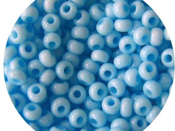 Preciosa чешский бисер фасовка 5 грамм цвет 03134 мелованный цветной бирюза ЧМ