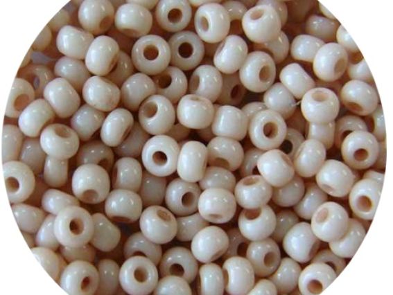 Бисер 5 гр Preciosa  03212 мелованный цветной бежевый