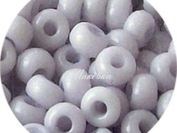 Бисер 5 гр Preciosa  03221 мелованный цветной светло-серый ЧМ